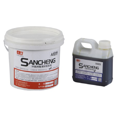 黑色環氧樹脂AB膠水 5:1電子電器防水膠 戶外燈具密封灌封膠現貨