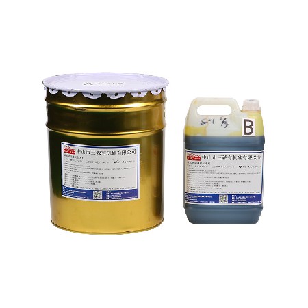 驅動電源出線孔灌封膠噴泉防水電纜接頭用黑色硬 5:1環氧樹脂膠